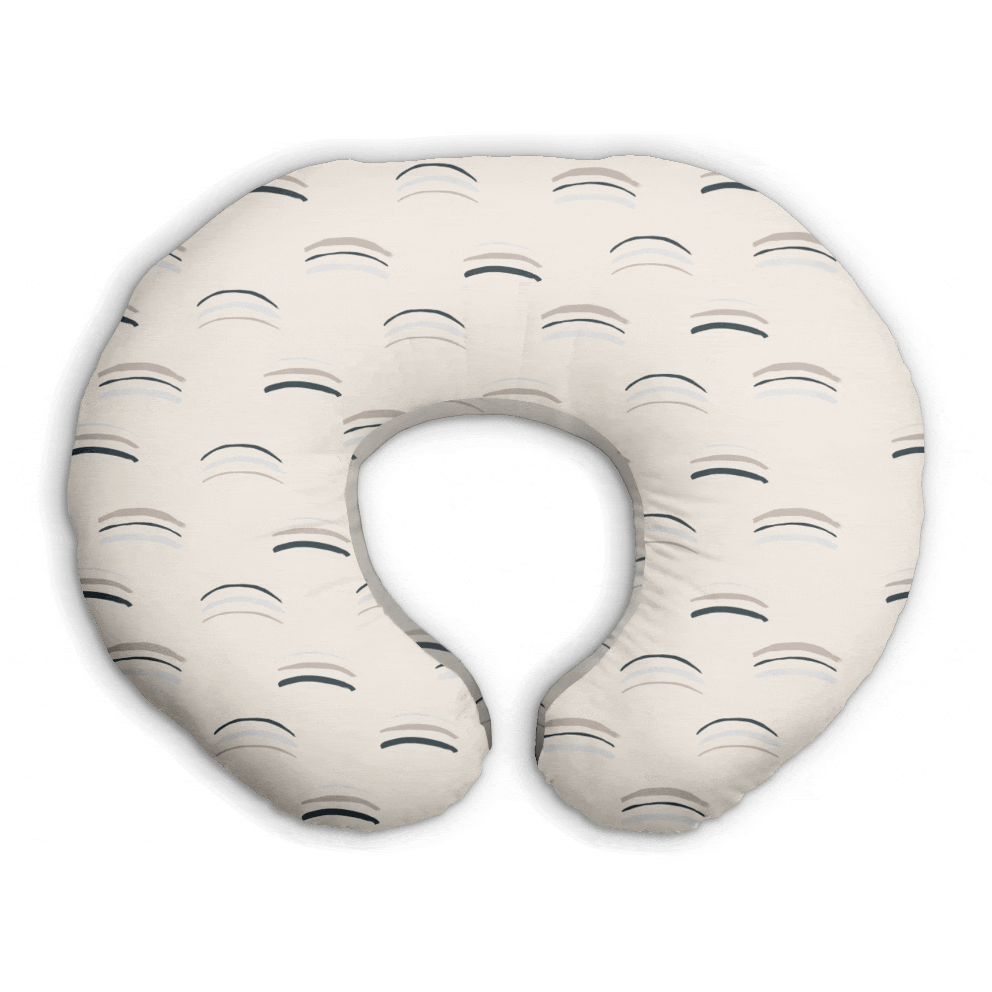 Arches Nursing Pillow Cover - White