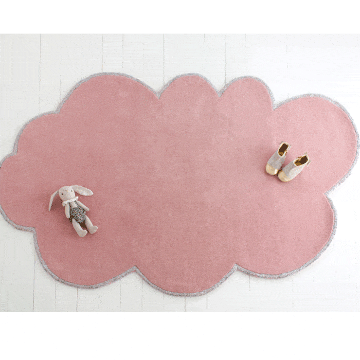 Silver Lining Cloud Rug - Pink