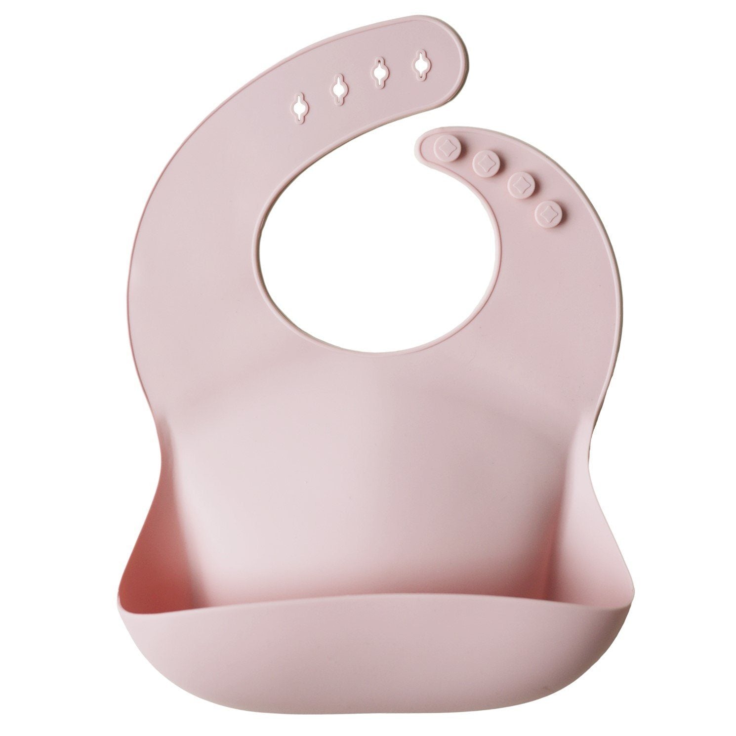 Blush Silicone Baby Bib