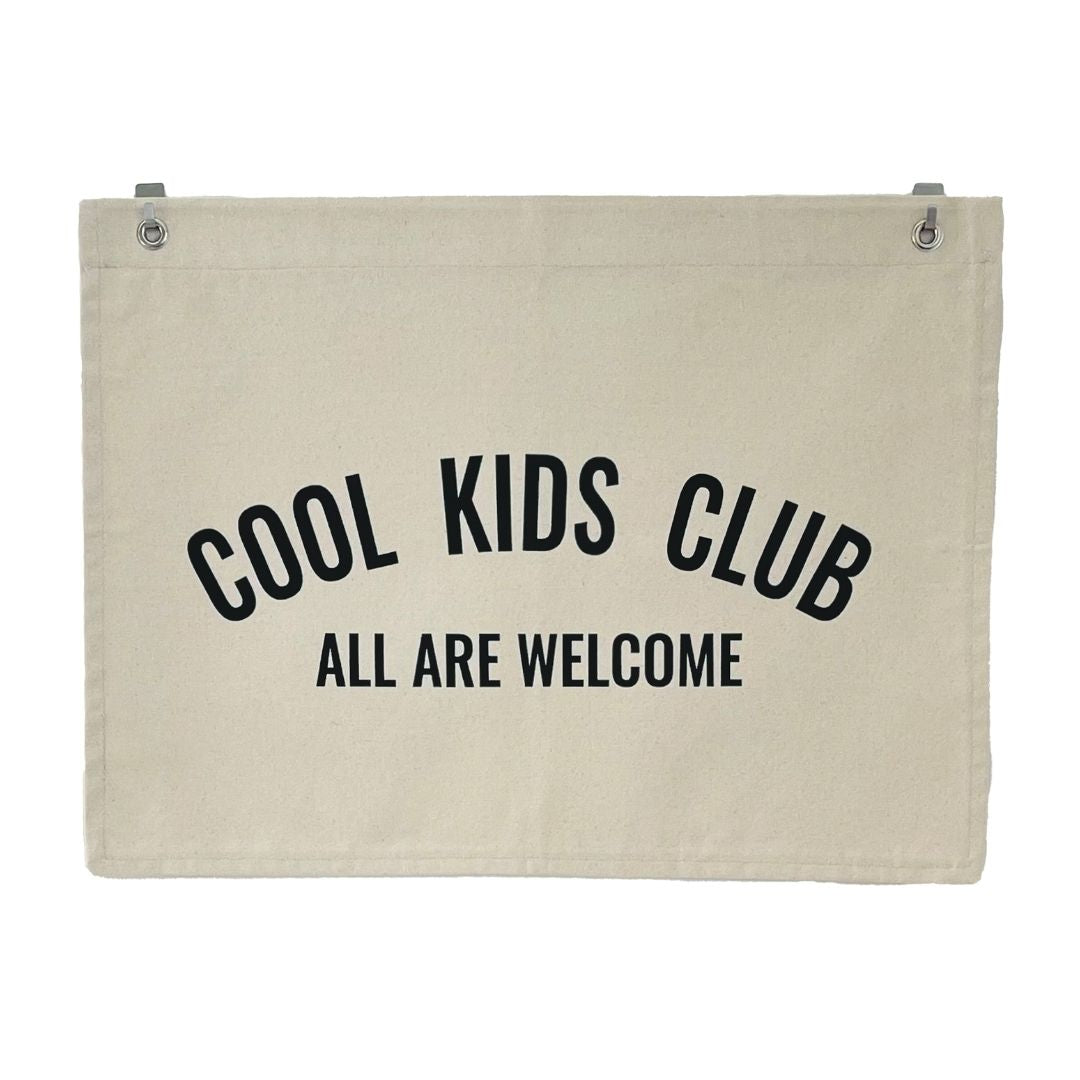 Image of Cool Kids Club Canvas Banner