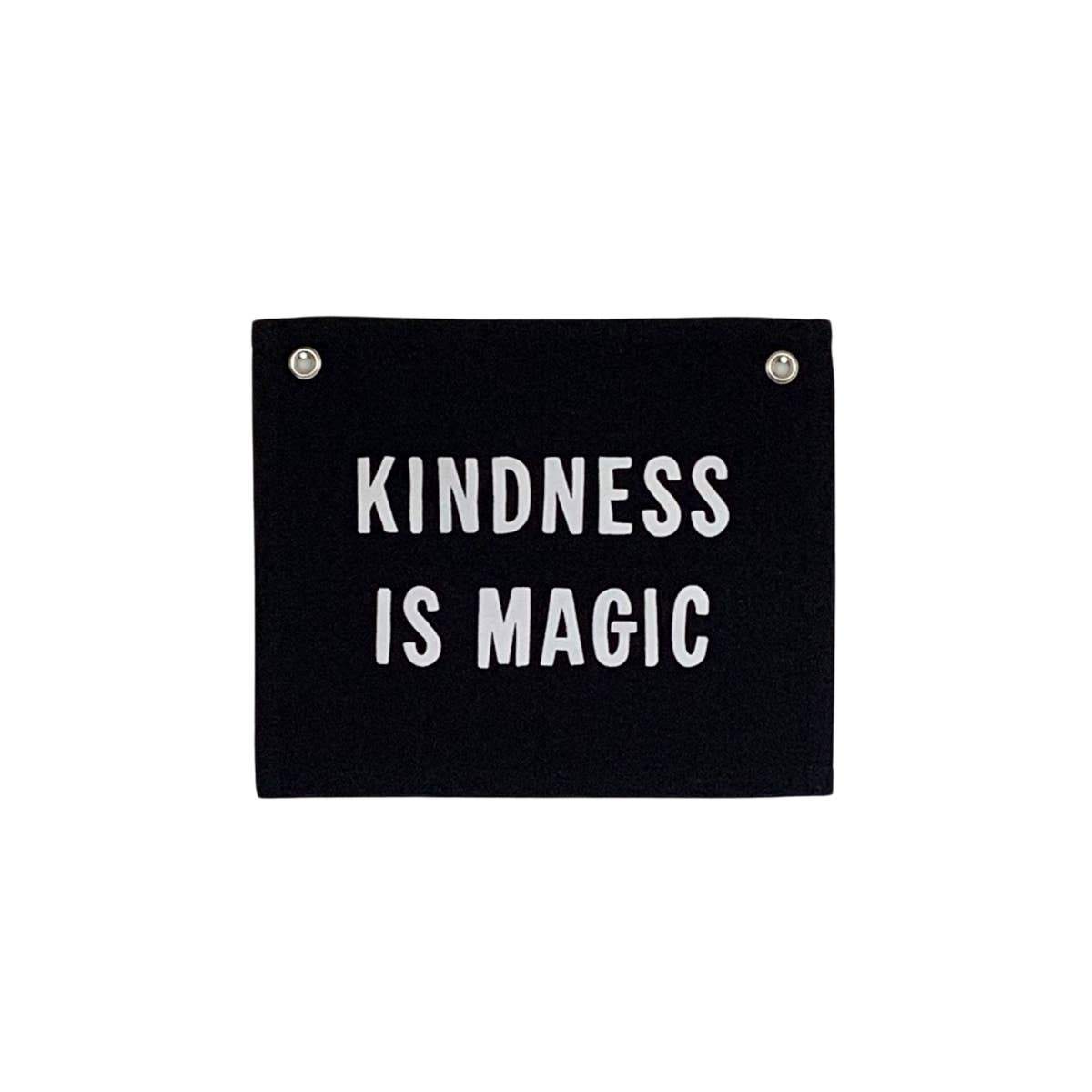 Image of Kindness is Magic Banner - Black