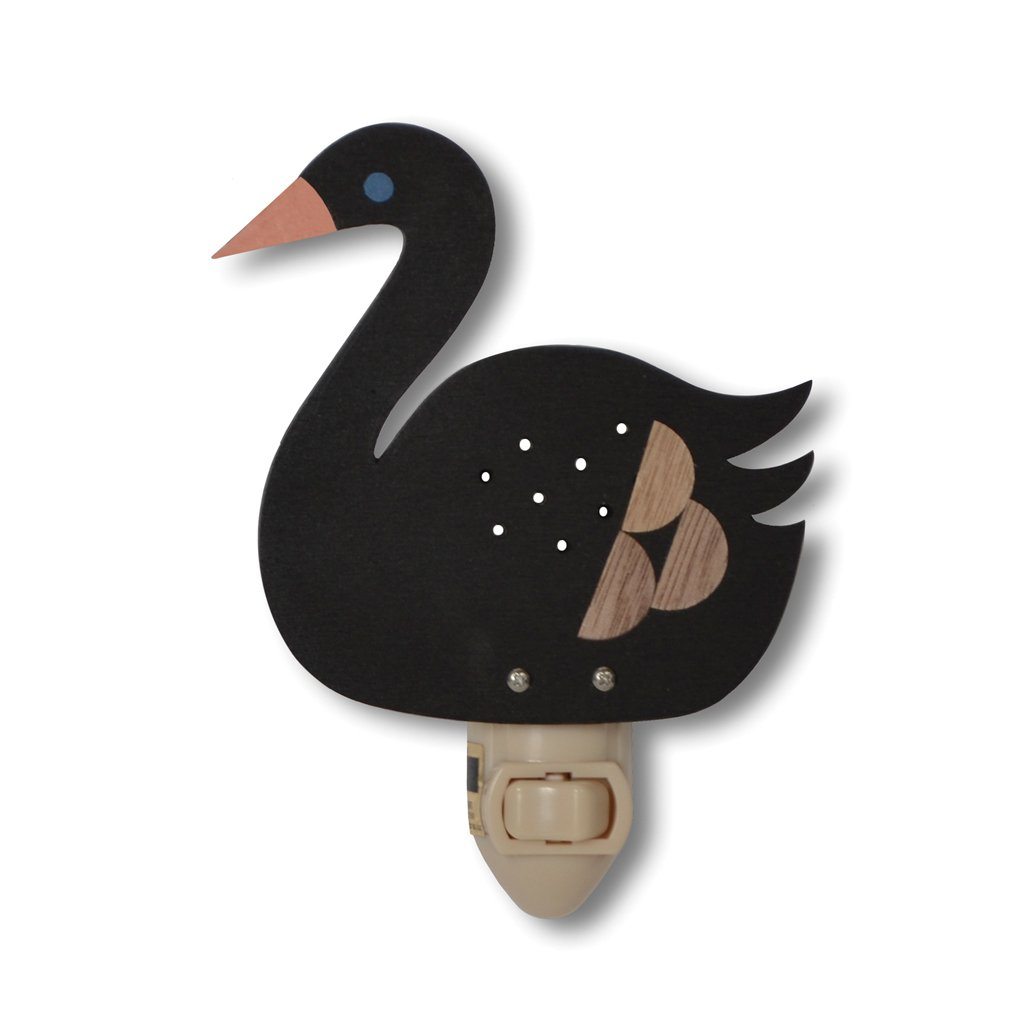 Swan Nightlight - Black