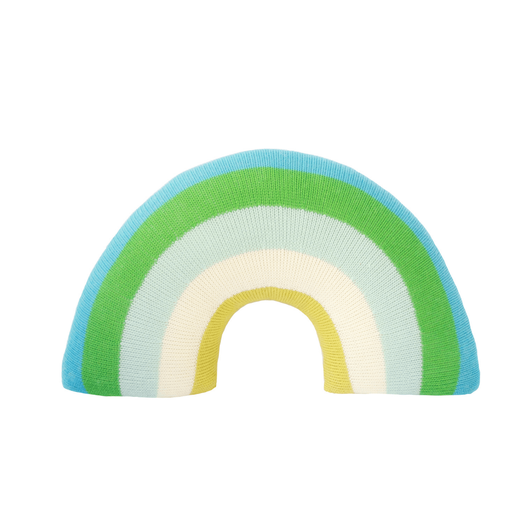 Rainbow Pillow - Blue