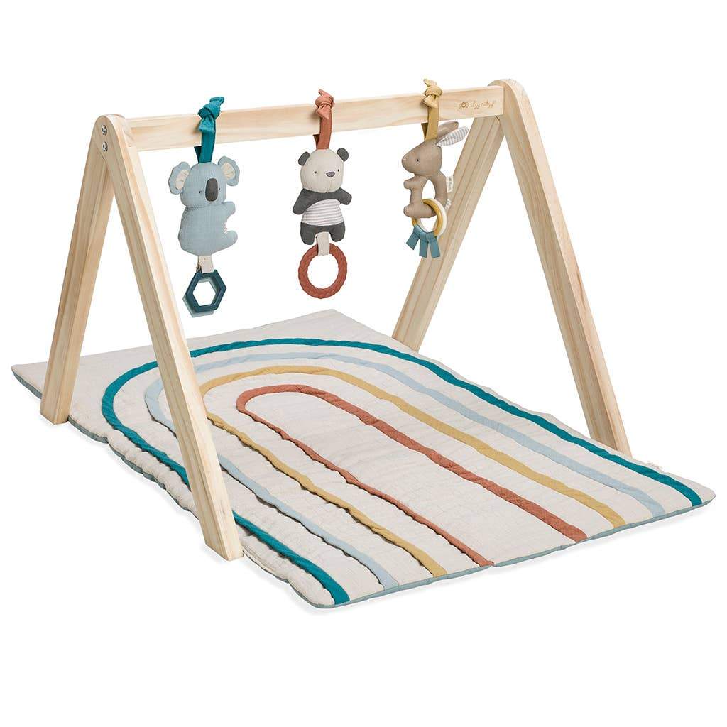 Image of Ritzy Activity Gym™ Wooden Gym with Toys