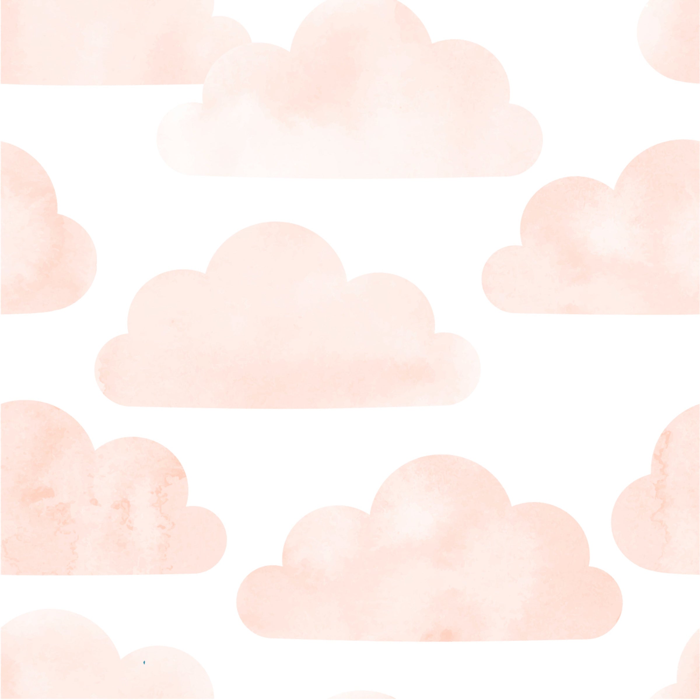 Skylar Pink Clouds Wallpaper Cloud Wallpaper For Nursery Project Nursery