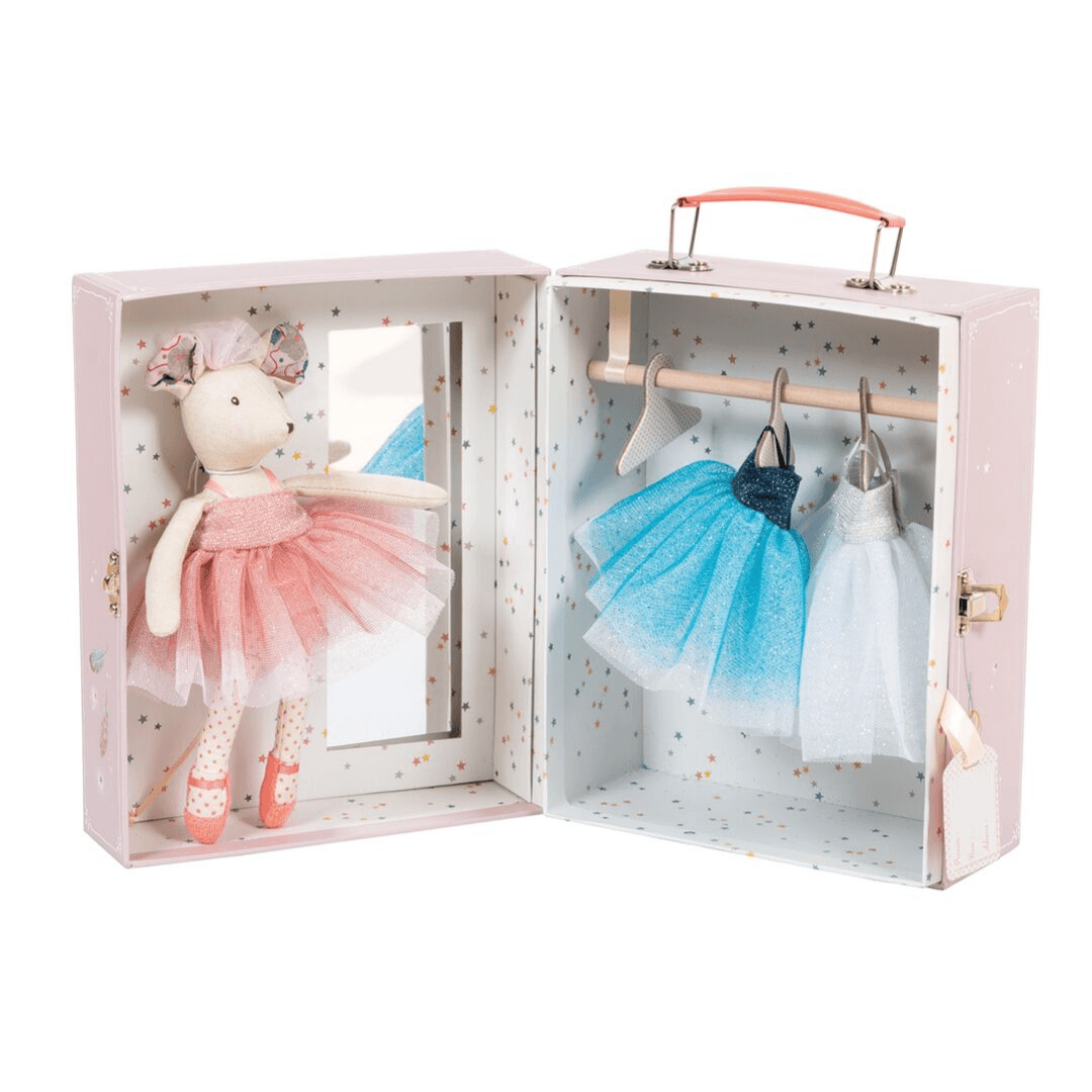 Ballerina Mouse Suitcase Set