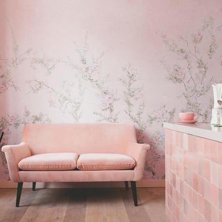 Sweet Laurel Wallpaper Mural - Pre-pasted Wallpaper