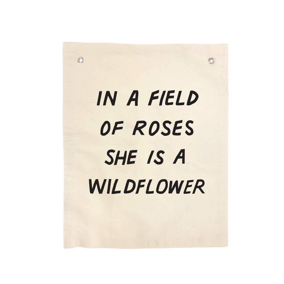 Image of Wildflower Banner - Natural