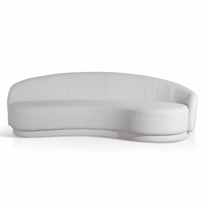 CLC6531 3 Seater Fabric Sofa - White Boucle | Calibre Furniture