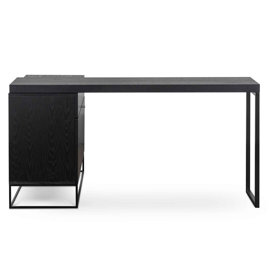COF6450-CN Extendable Home Office Desk - Black | Calibre Furniture