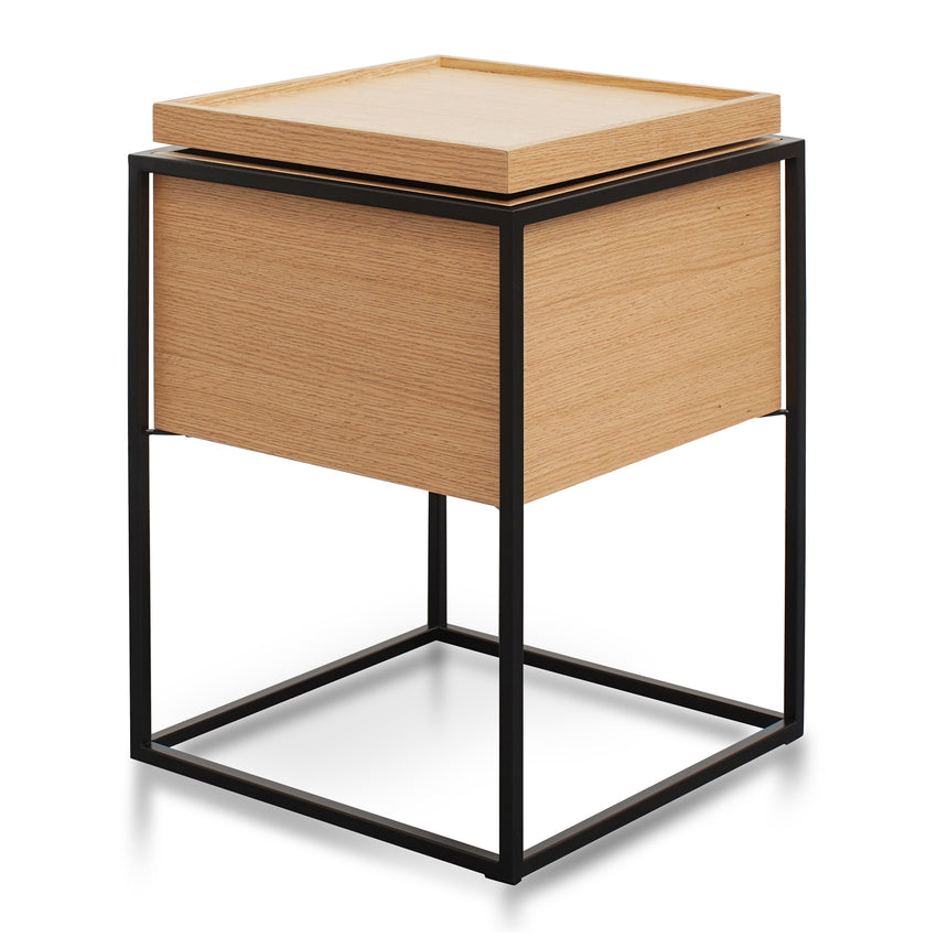 black scandi side table