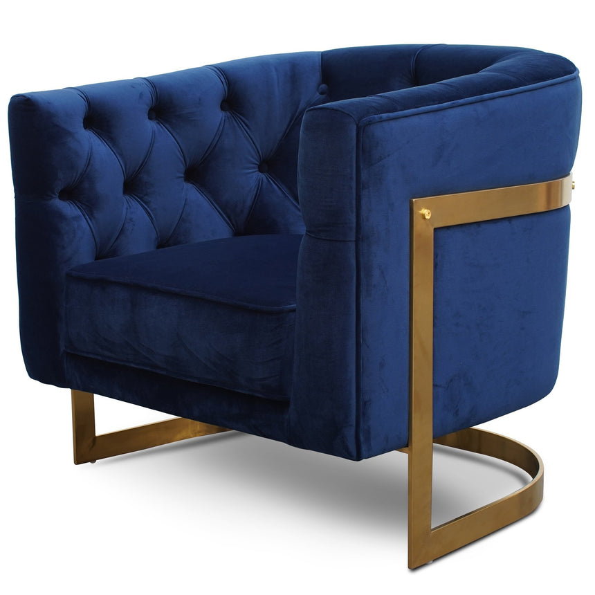 navy blue sitting chair