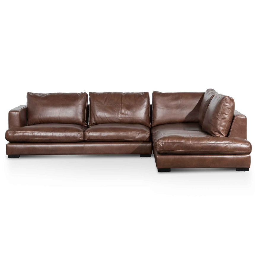 4 seater chaise leather sofa