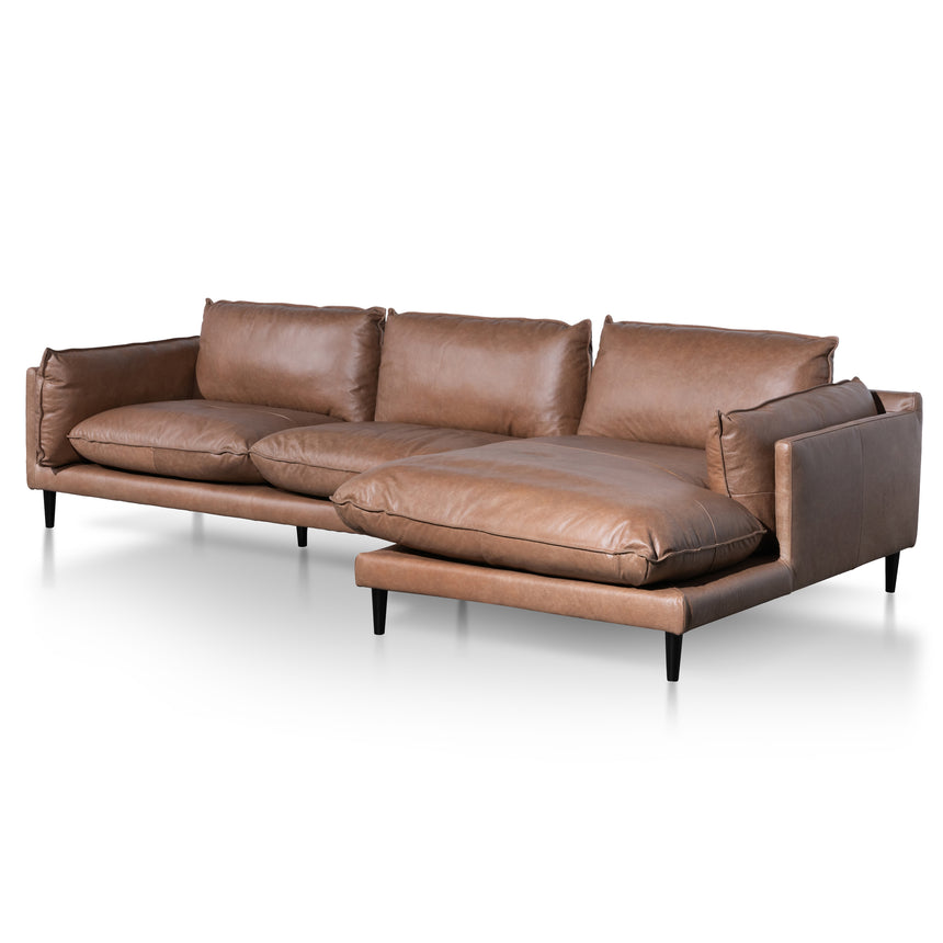 4 seater chaise leather sofa