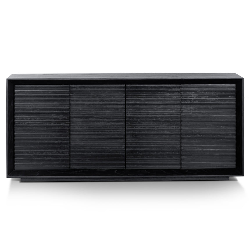 Cdt62 Cn 1 9m Wooden Sideboard Black Oak Calibre Furniture