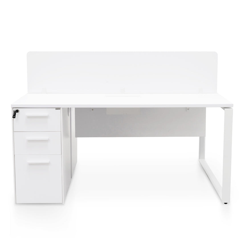 white desk 160cm