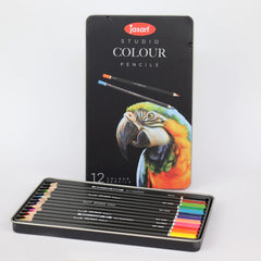 Jasart Coloured Pencil Tin Set of 12