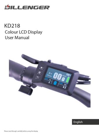 KD218 Display Manual