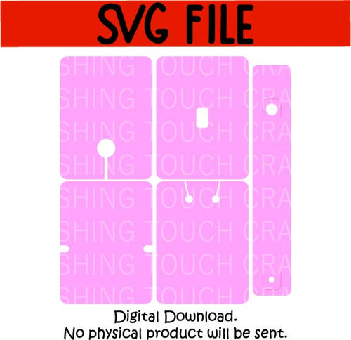 Keychain Card Holder Template SVG – Finishing Touch Crafts, LLC