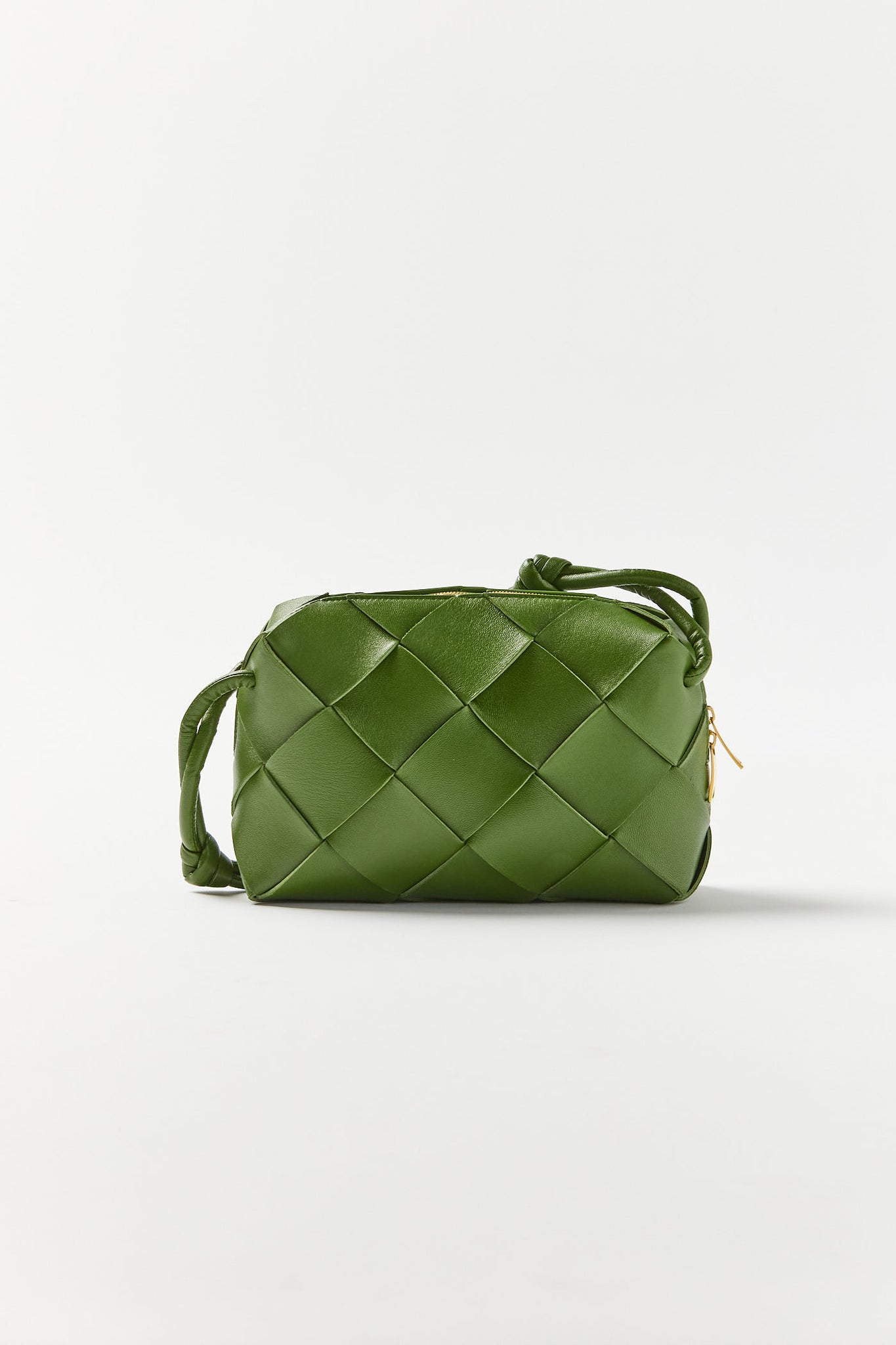 Bottega Veneta 736130 V2GV1 SMALL LOOP CAMERA Bag Green