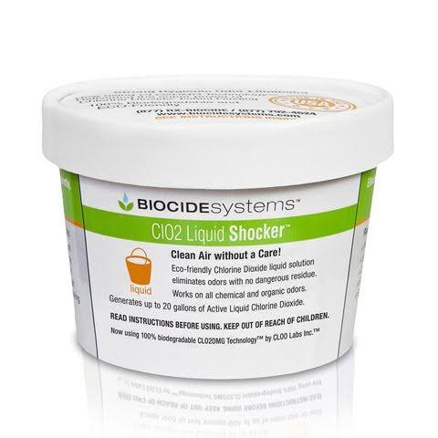 Biocide Systems liquid shocker.