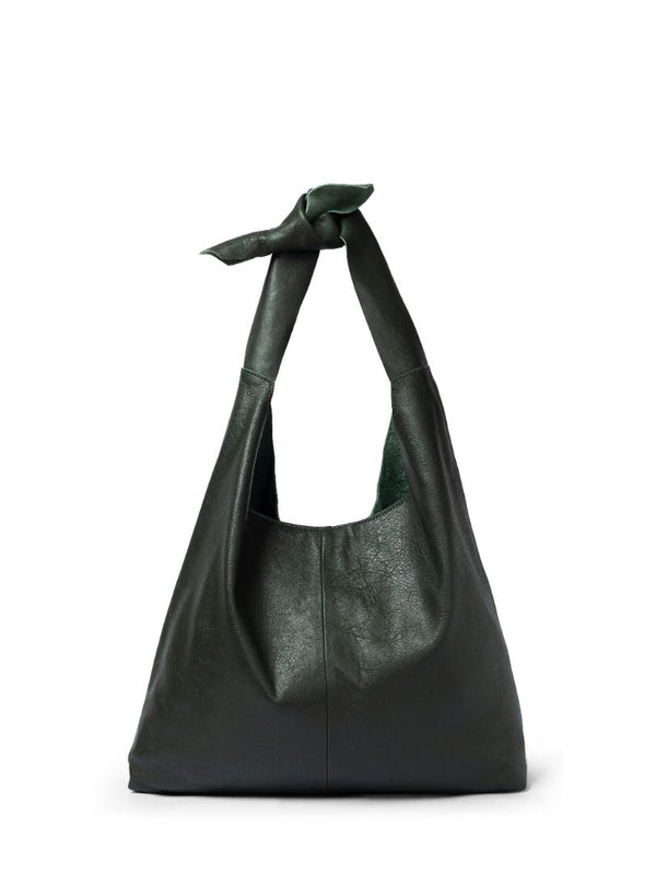 Knot Leather Shoulder Bag (Tan) – RISA VANCOUVER