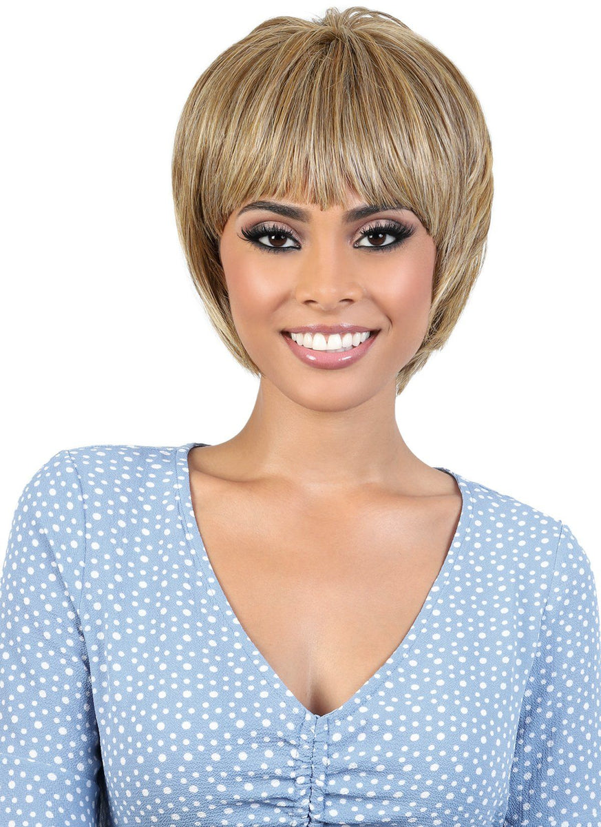 Hb Glen Motown Tress Wig Human Hair Blend Hair Pearl Beauty Supply 