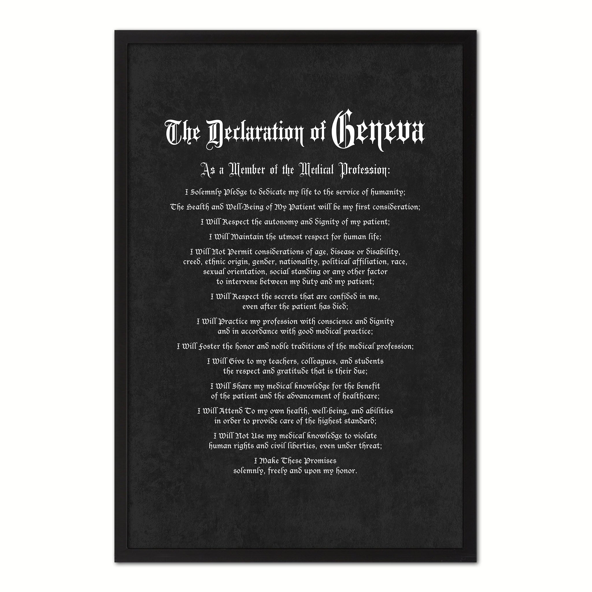 hippocratic oath for doctors today