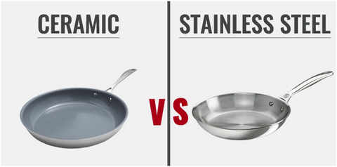 What's The Difference: Ceramic Vs. Nonstick vs. Enamel-coated Pans