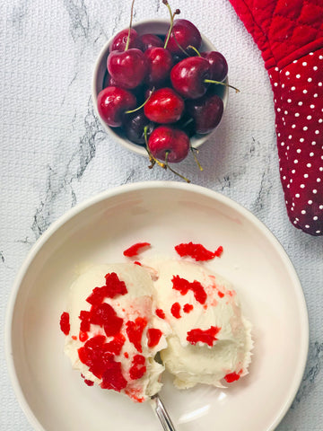 Chocolate Cherry Coffee Cupcakes