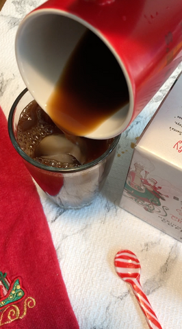 Santa’s White Christmas iced coffee recipe