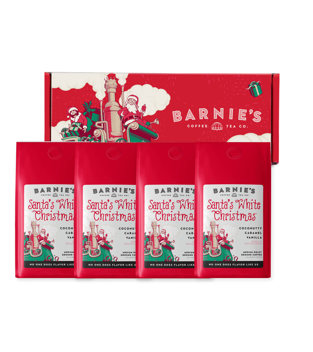 Santa's White Christmas Coffee Gift Set – Barnies Coffee & Tea Co.