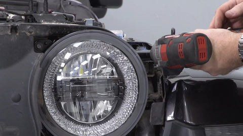 9 inch RGB Halo led headlights installation tutorial