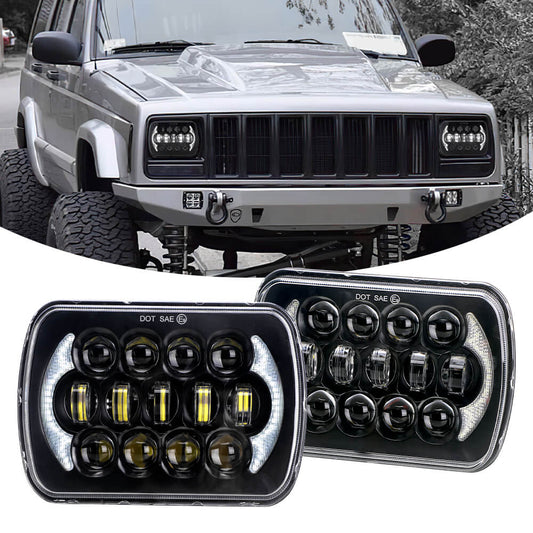 LED lights for Jeep Wrangler YJ(1986-1995) | 5×7 headlight | LOYO –  loyolight