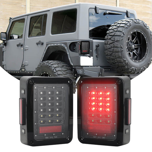 LED Brake Tail Lights | 98-06 Jeep Wrangler TJ | LOYO Light – loyolight