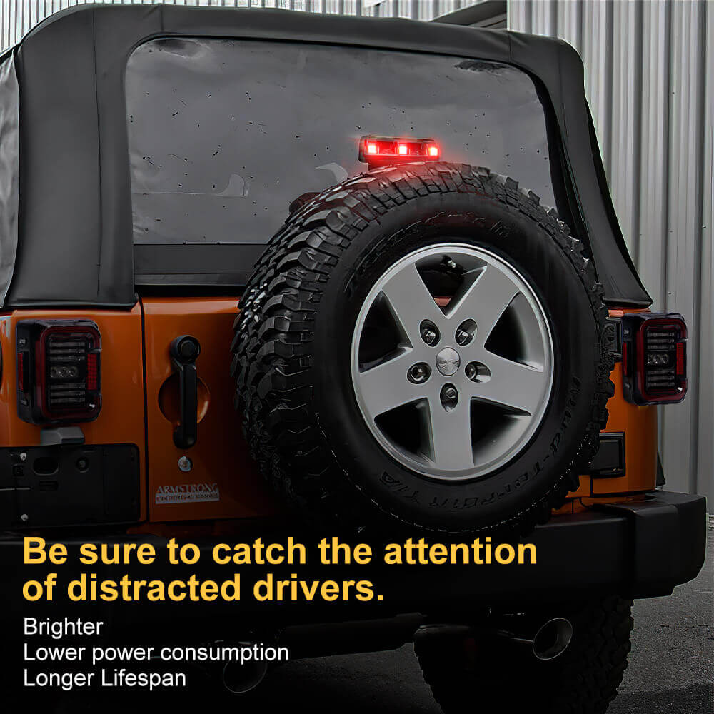 LED Third Brake Lights High Mount Stop Tail Light for Jeep JK | LOYO Design  – loyolight