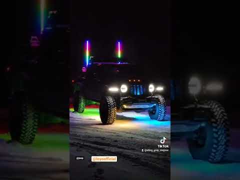 RGB Spiral Whip Lights Bluetooth Remote Controlled | Offorad accessories |  UTV ATV RZR Jeep – loyolight