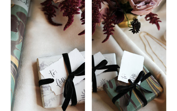 photos of gift wrapping
