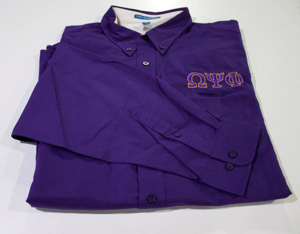 omega psi phi dri fit polo