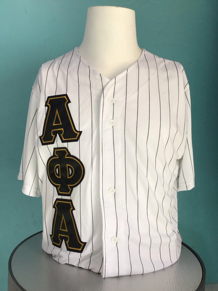 alpha phi alpha baseball jersey