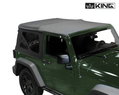 King 4WD Premium Replacement Soft Top Jeep Wrangler JK 2 Door 07-09 -  Rugged Outlander