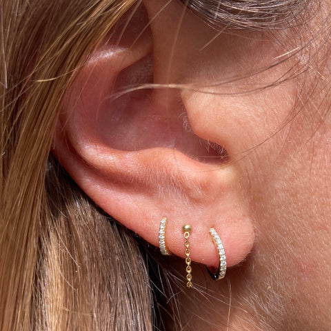 Update 138+ upper lobe piercing earrings latest