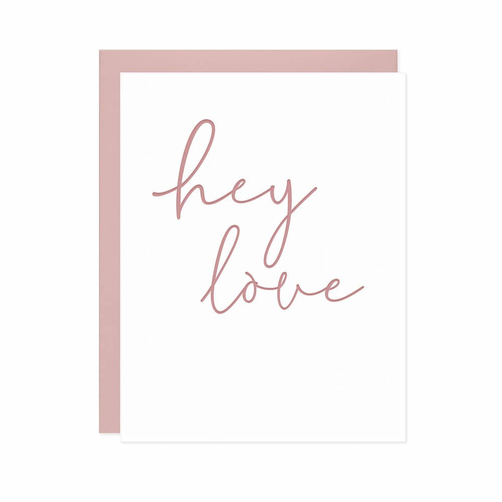 HEY LOVE CARD
