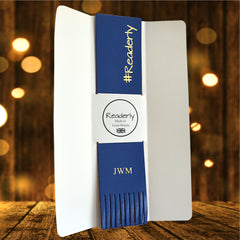 Readerly Personalised Leather Bookmark