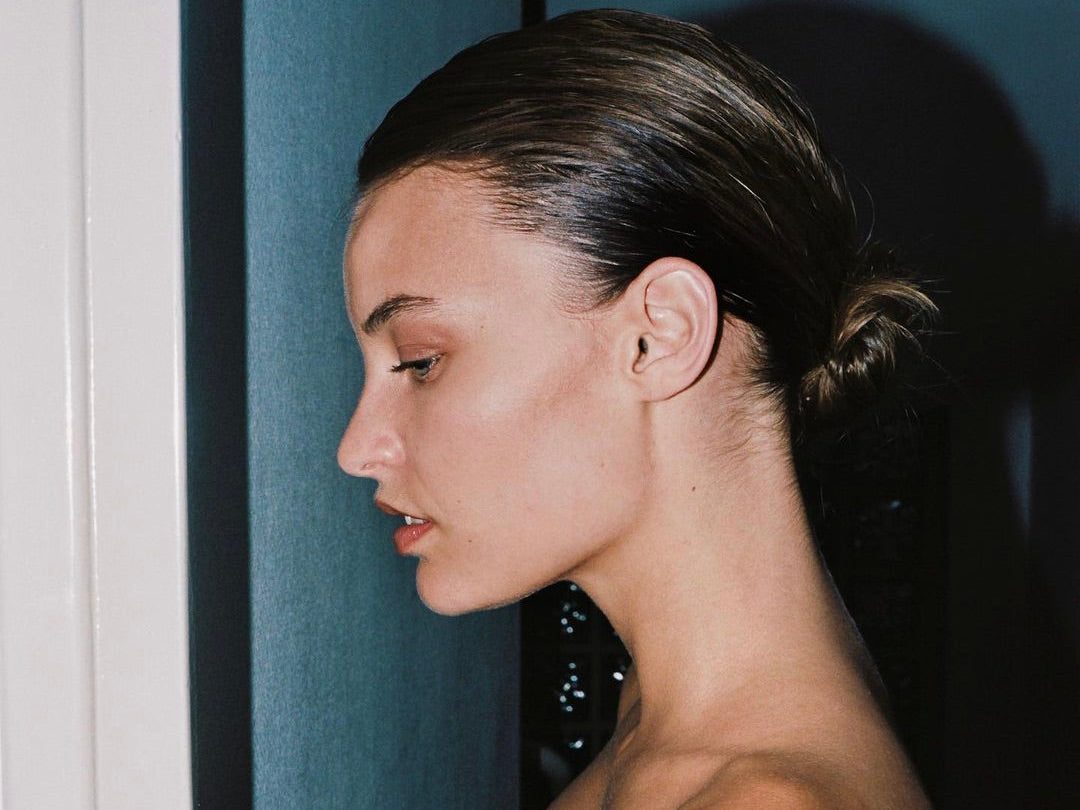 Deep Hair Treatment with a Sleek Bun