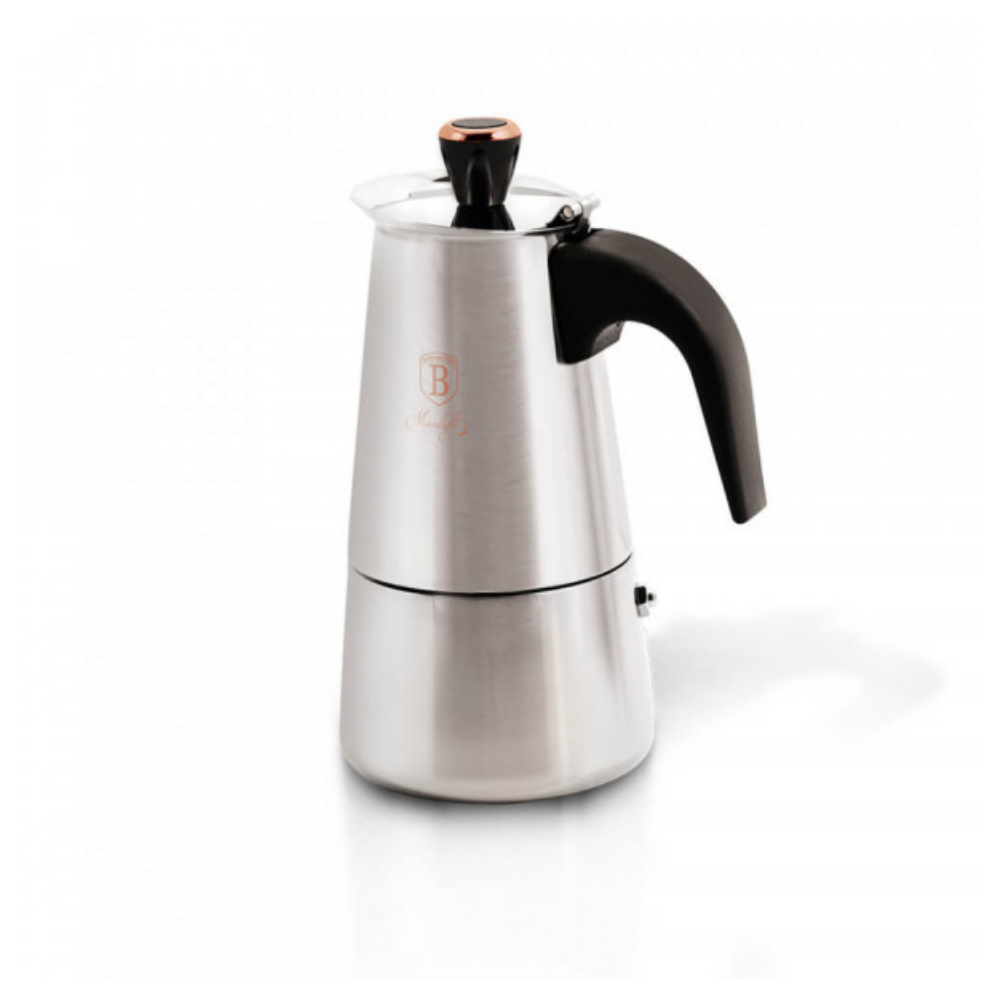 Espressor Manual pentru Cafea, pentru 6 persoane, Moonlight Collection, BerlingerHaus