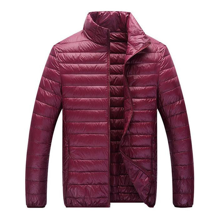 The Camp Jacket Berry – Leather & Cotton