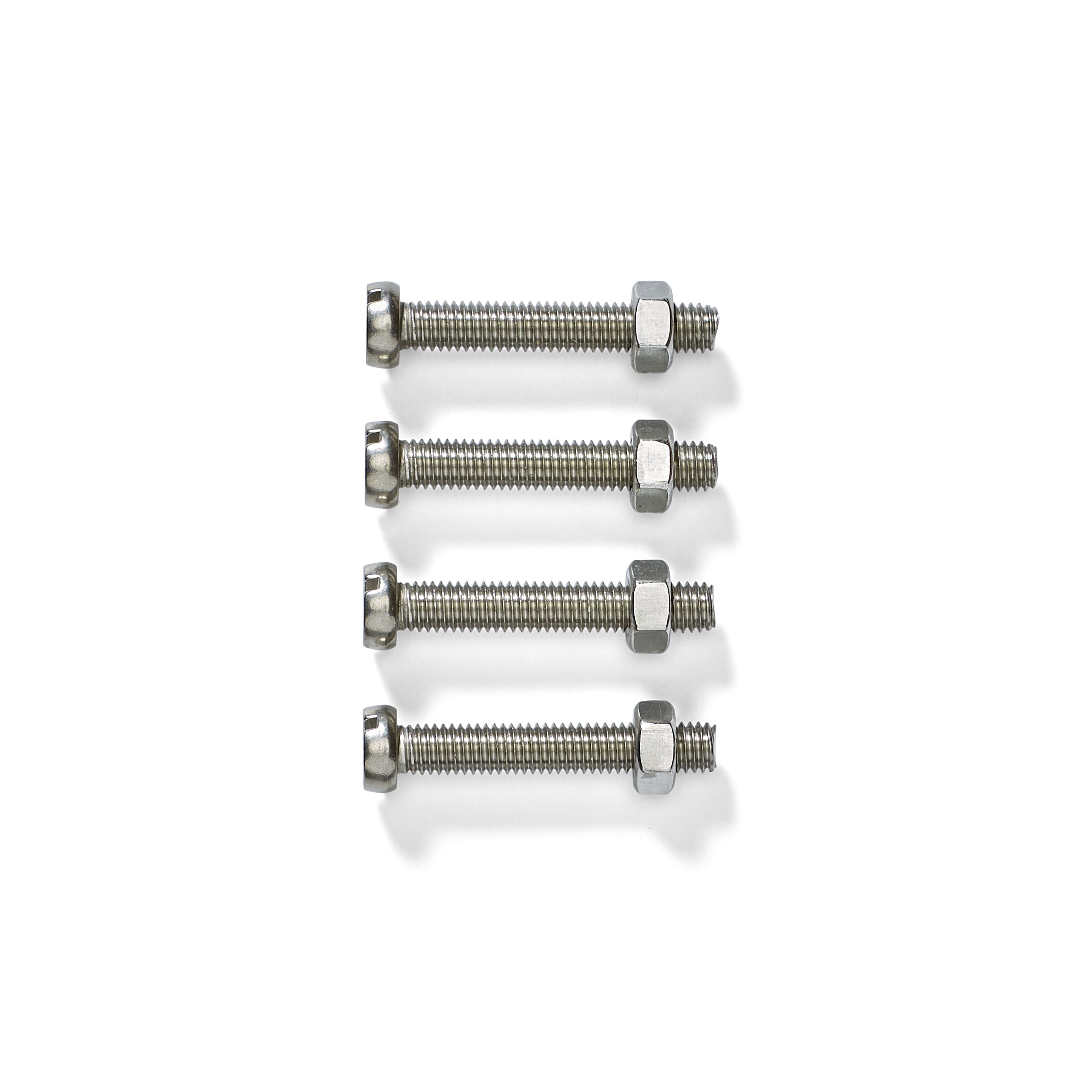Long Bolts and Nuts for Fender Holder Rail Mounts TFR-402 (4-pack)