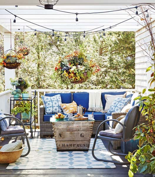 Idée déco Automne avec des plantes de saisons