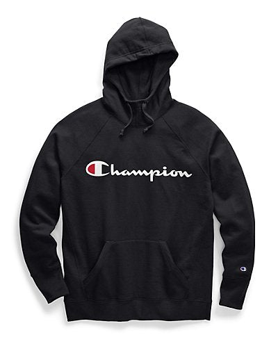 champion women's hoodie black